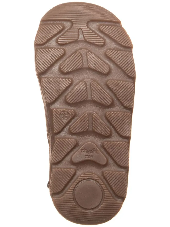 Leder-Barfußschuhe in Bordeaux>kmins Sale