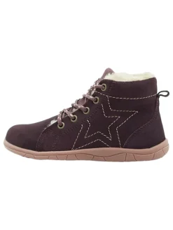 Leder-Barfußschuhe in Bordeaux>lamino Outlet