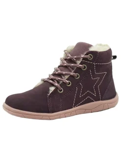 Leder-Barfußschuhe in Bordeaux>lamino Outlet