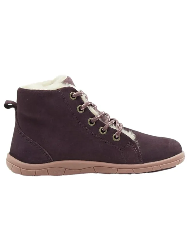 Leder-Barfußschuhe in Bordeaux>lamino Outlet