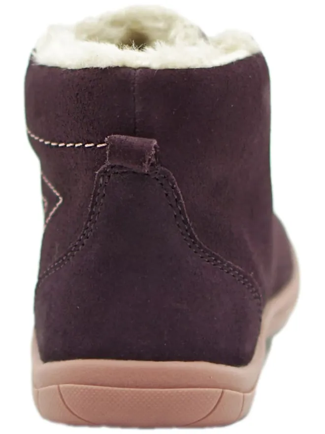 Leder-Barfußschuhe in Bordeaux>lamino Outlet