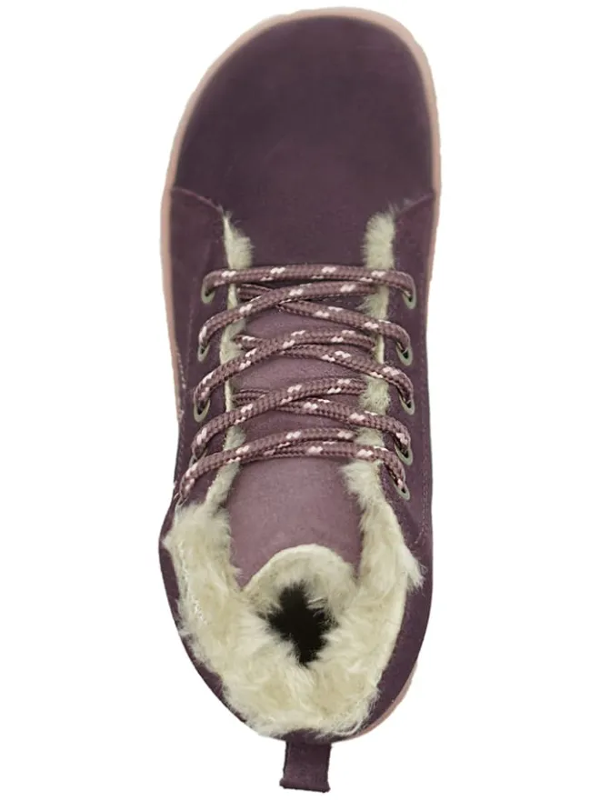 Leder-Barfußschuhe in Bordeaux>lamino Outlet