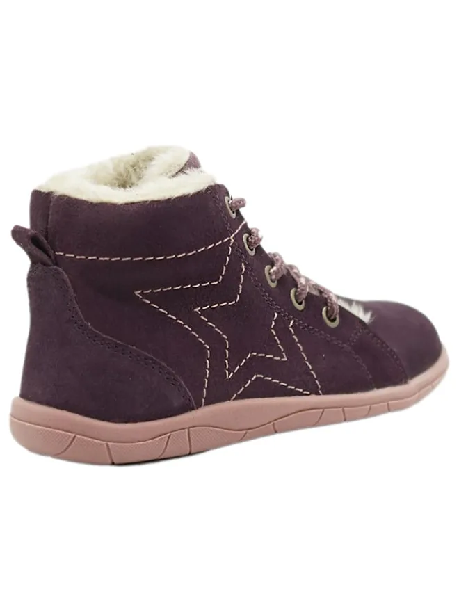 Leder-Barfußschuhe in Bordeaux>lamino Outlet