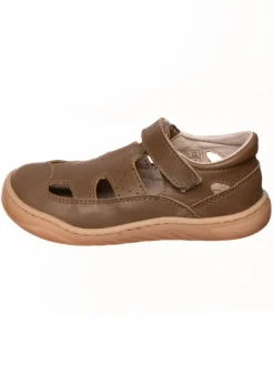 Leder-Barfußschuhe in Braun>kmins