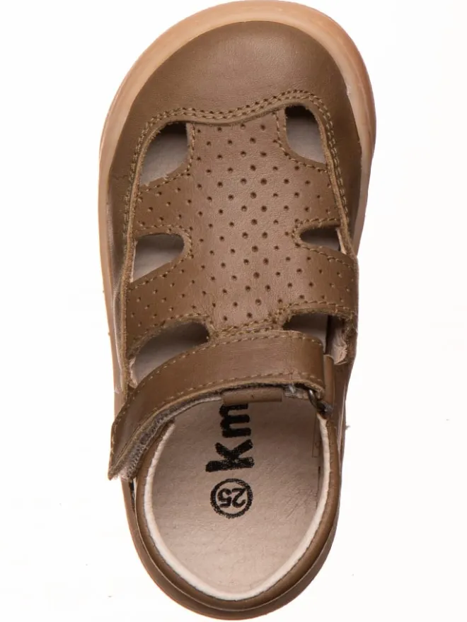 Leder-Barfußschuhe in Braun>kmins