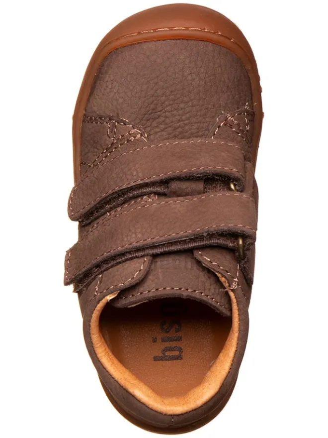 bisgaard Lauflernschuhe^Leder-Barfußschuhe in Braun