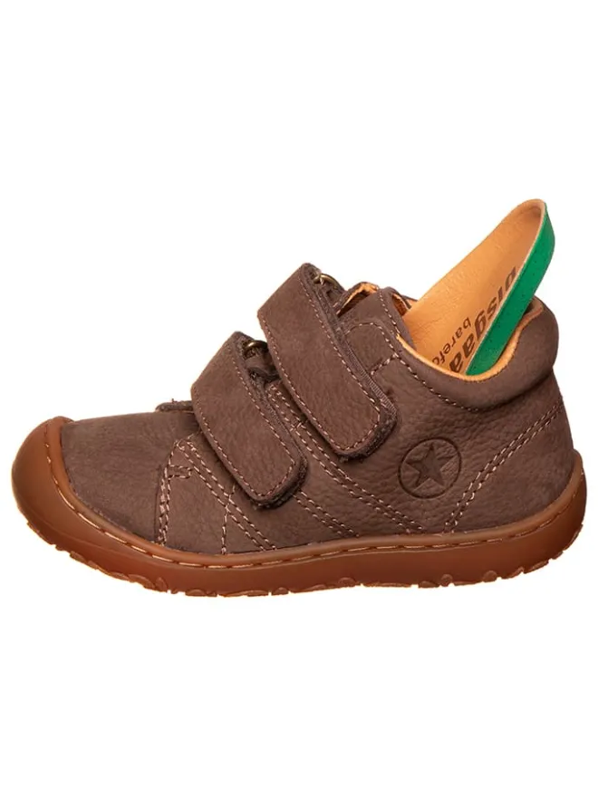 bisgaard Lauflernschuhe^Leder-Barfußschuhe in Braun