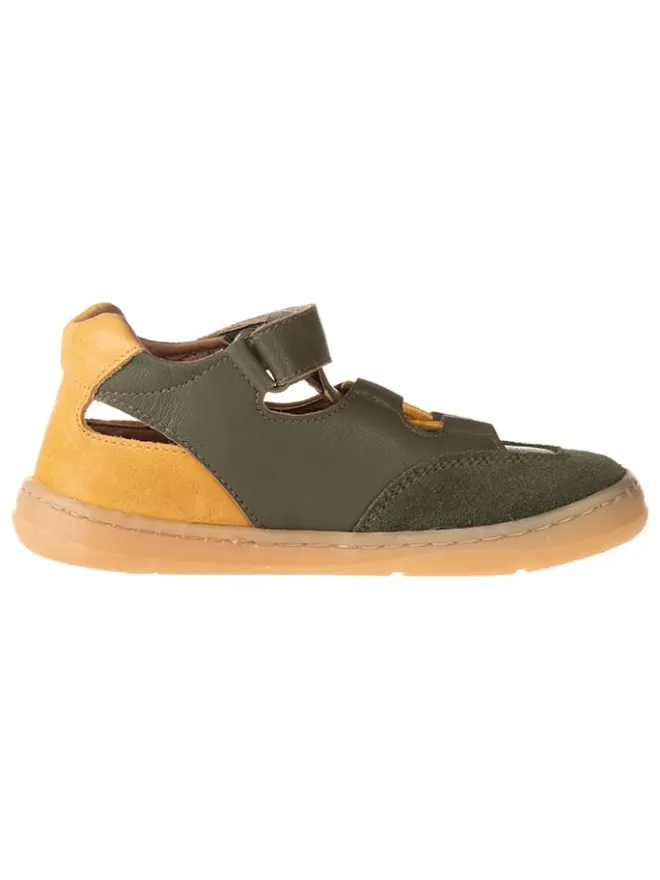 Leder-Barfußschuhe in Braun>kmins Discount