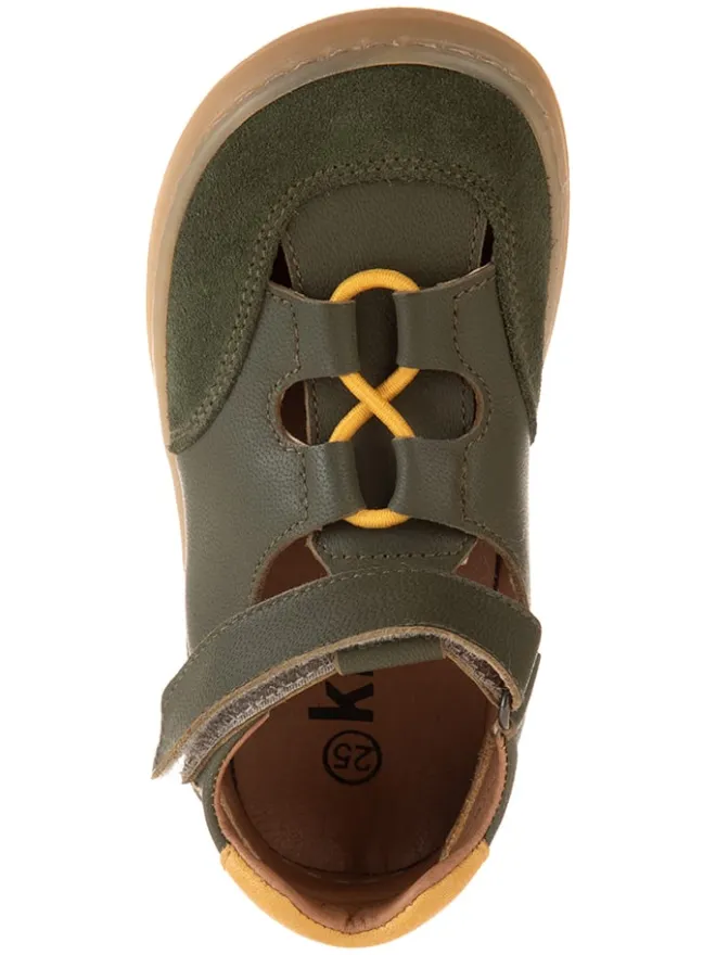 Leder-Barfußschuhe in Braun>kmins Discount