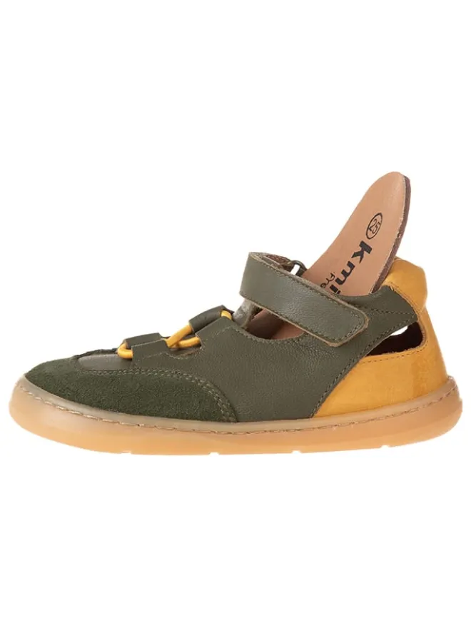 Leder-Barfußschuhe in Braun>kmins Discount