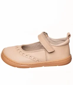 kmins Ballerinas^Leder-Barfußschuhe in Creme