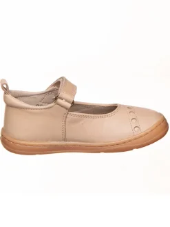 kmins Ballerinas^Leder-Barfußschuhe in Creme