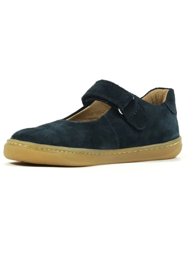 Leder-Barfußschuhe in Dunkelblau>Richter Shoes Sale