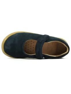 Leder-Barfußschuhe in Dunkelblau><noscript><img width=