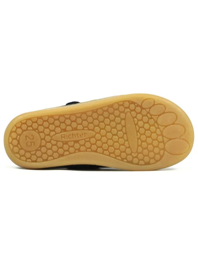Leder-Barfußschuhe in Dunkelblau>Richter Shoes Sale
