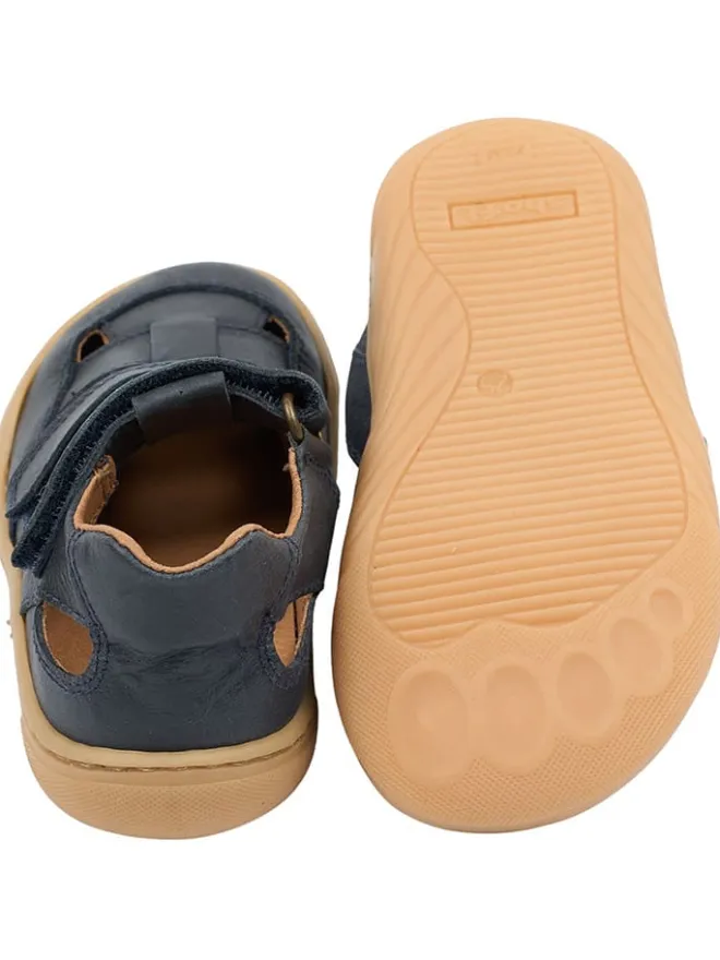 Leder-Barfußschuhe in Dunkelblau>POM POM Sale