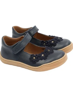 Leder-Barfußschuhe in Dunkelblau>POM POM Online