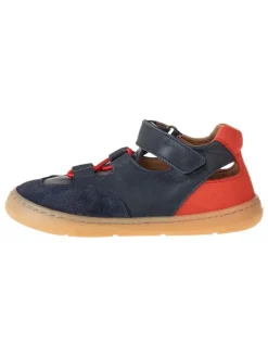 Leder-Barfußschuhe in Dunkelblau>kmins New