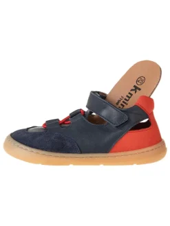 Leder-Barfußschuhe in Dunkelblau><noscript><img width=