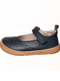 kmins Ballerinas^Leder-Barfußschuhe in Dunkelblau