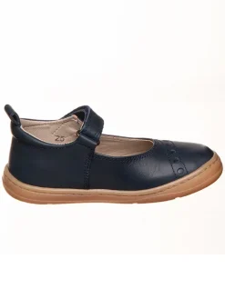 kmins Ballerinas^Leder-Barfußschuhe in Dunkelblau