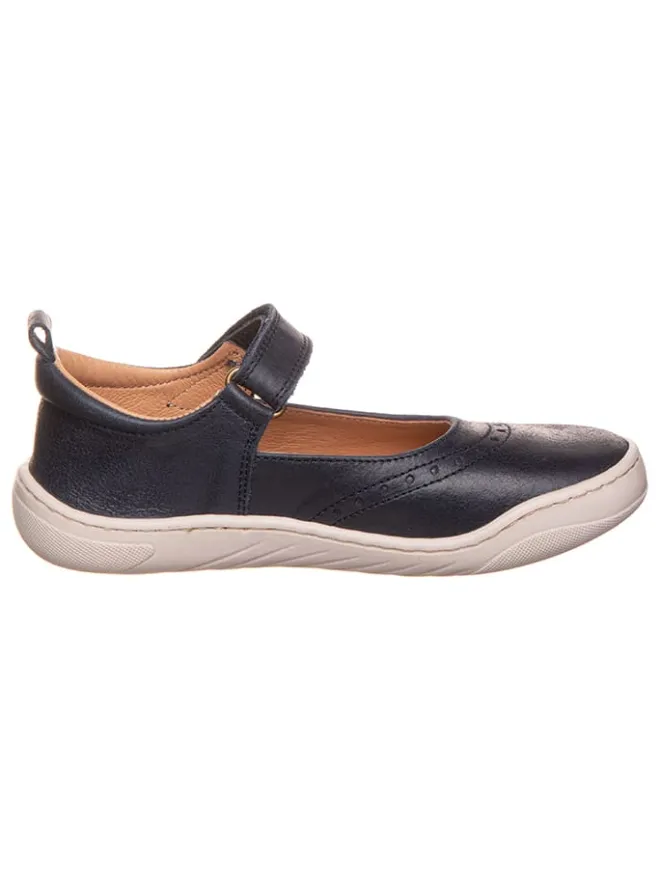 Leder-Barfußschuhe in Dunkelblau>POM POM Hot