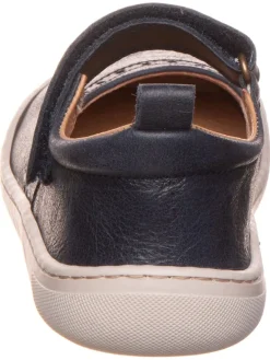 Leder-Barfußschuhe in Dunkelblau><noscript><img width=