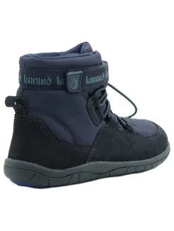 Leder-Barfußschuhe in Dunkelblau><noscript><img width=