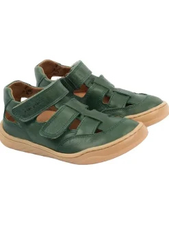 Leder-Barfußschuhe in Grün>POM POM Outlet