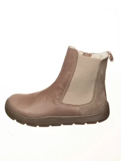POM POM Stiefel & Boots·Boots^Leder-Barfußschuhe in Hellbraun