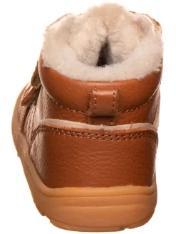 Leder-Barfußschuhe in Hellbraun><noscript><img width=