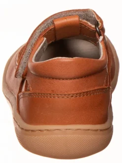 Leder-Barfußschuhe in Hellbraun><noscript><img width=