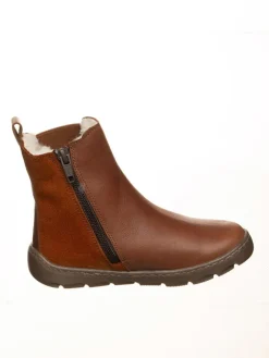 Leder-Barfußschuhe in Hellbraun>POM POM