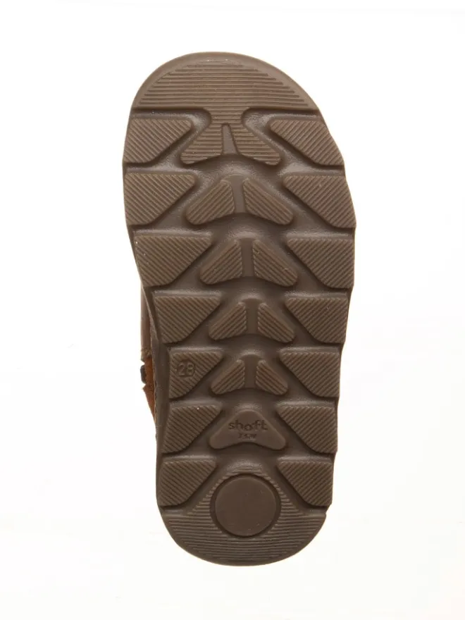 Leder-Barfußschuhe in Hellbraun>POM POM