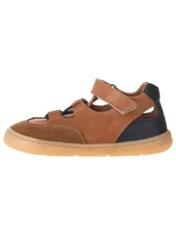 Leder-Barfußschuhe in Hellbraun>kmins New