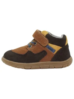 lamino Sneakers^Leder-Barfußschuhe in Hellbraun/ Braun