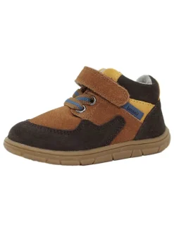 lamino Sneakers^Leder-Barfußschuhe in Hellbraun/ Braun