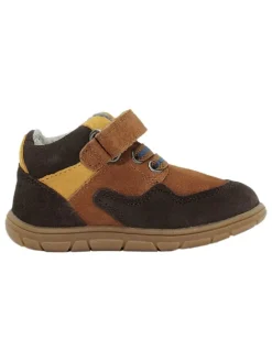lamino Sneakers^Leder-Barfußschuhe in Hellbraun/ Braun