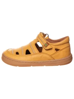 El Naturalista Sandalen·Halbsandalen^Leder-Barfußschuhe in Hellbraun