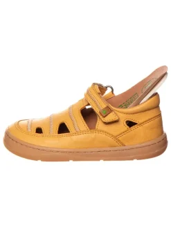 El Naturalista Sandalen·Halbsandalen^Leder-Barfußschuhe in Hellbraun