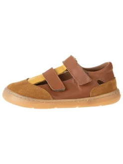 Leder-Barfußschuhe in Hellbraun>kmins Clearance