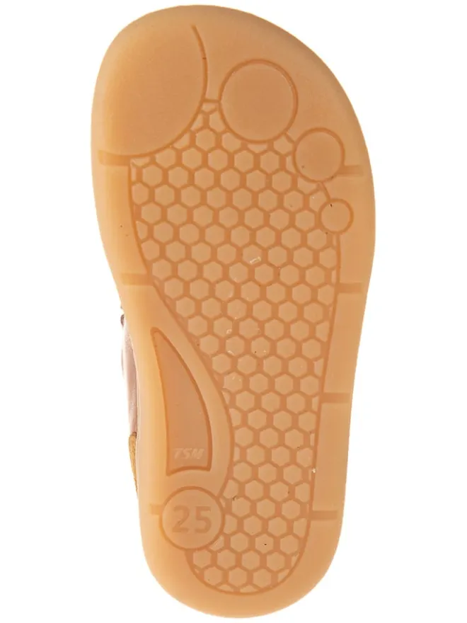 Leder-Barfußschuhe in Hellbraun>kmins Clearance