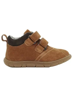Leder-Barfußschuhe in Hellbraun><noscript><img width=