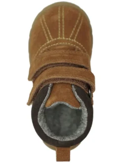 Leder-Barfußschuhe in Hellbraun><noscript><img width=