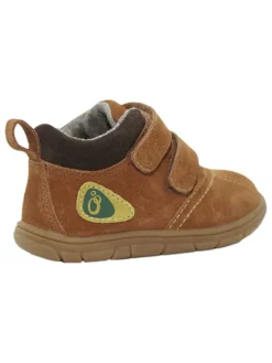 Leder-Barfußschuhe in Hellbraun><noscript><img width=