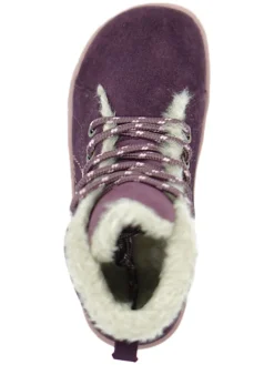 Leder-Barfußschuhe in Lila><noscript><img width=