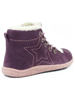 Leder-Barfußschuhe in Lila><noscript><img width=