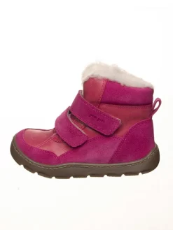POM POM Stiefel & Boots·Boots^Leder-Barfußschuhe in Pink