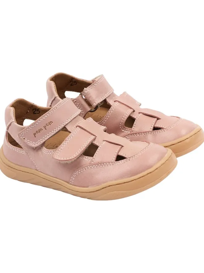 Leder-Barfußschuhe in Rosa>POM POM Best