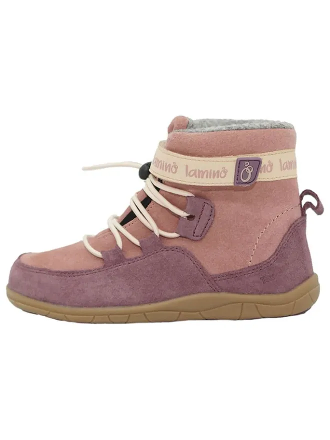 lamino Stiefel & Boots·Boots^Leder-Barfußschuhe in Rosa